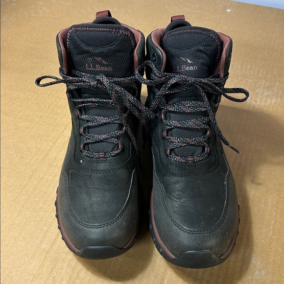 L.L. Bean Snowfield Insulated Mid Boots Size 9 Hiking Camping Gorp Outdoors - Picture 3 of 8